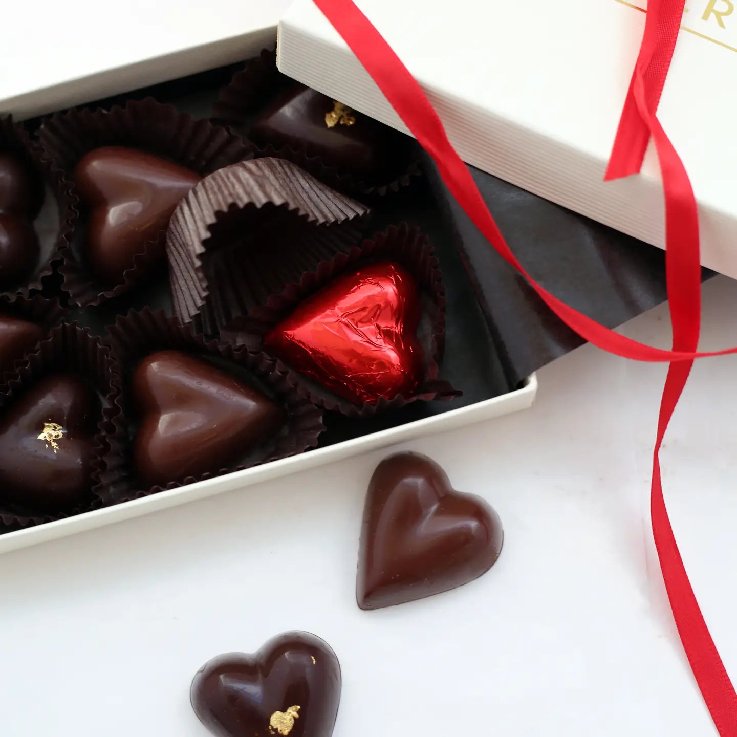 Heart Shaped Chocolate Truffle Box