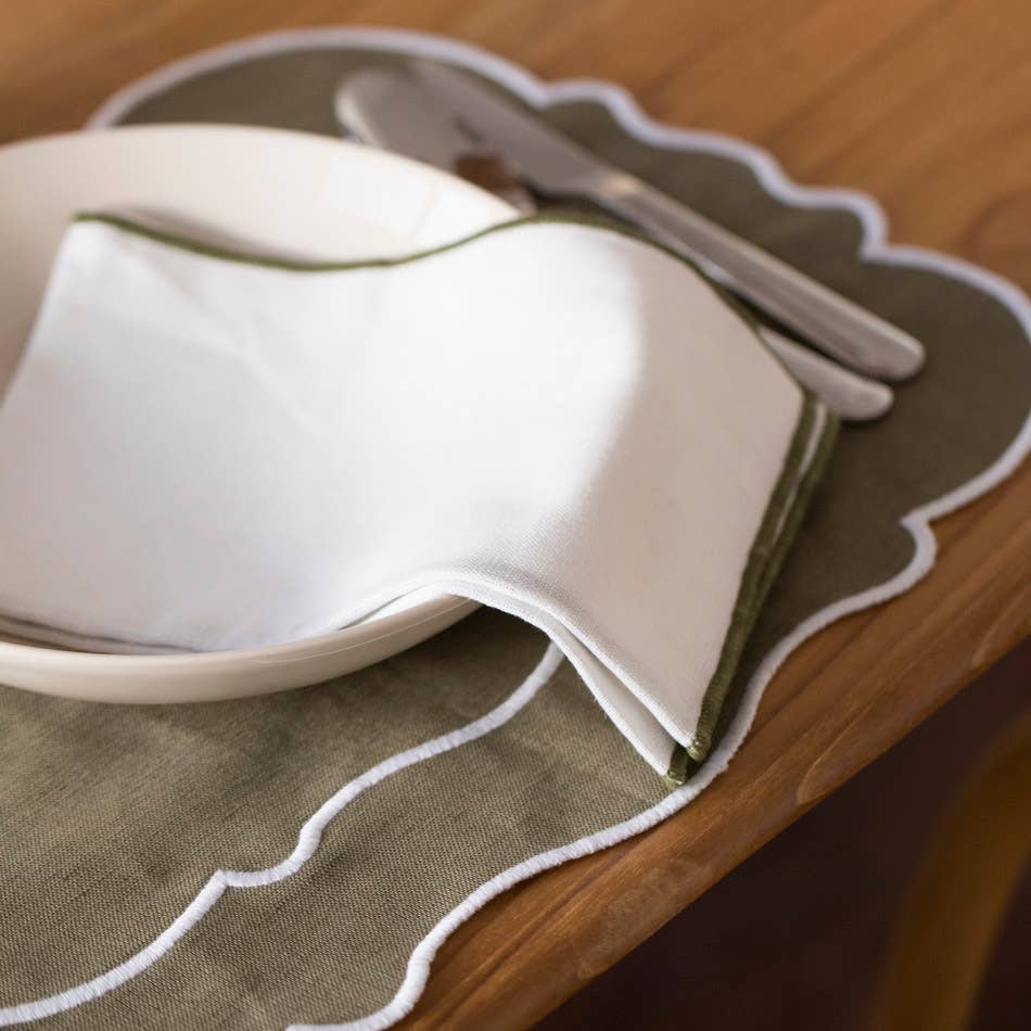 Olive Linen Placemat