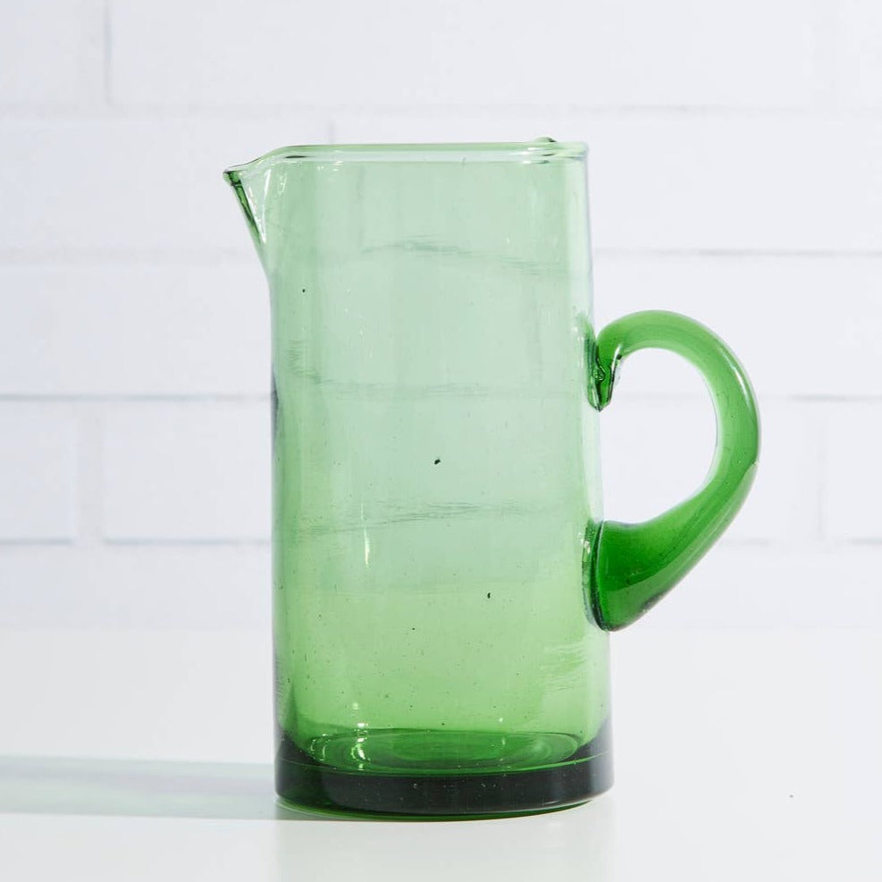 Moroccan Cone Jug - Green