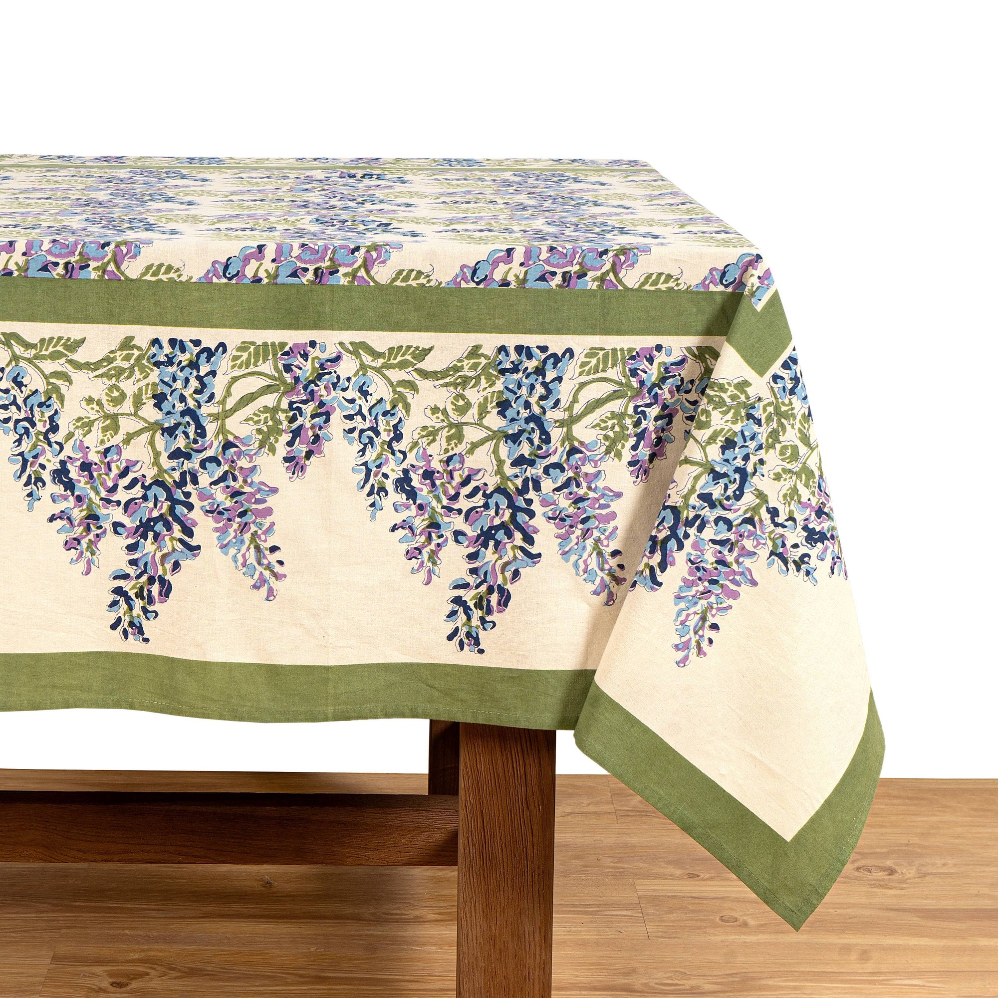 Wisteria Green & Blue Tablecloths