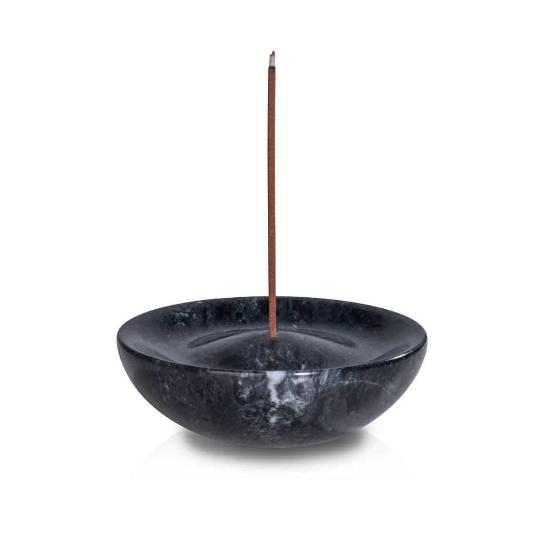 Persons of Interest Black Marble Incense Holder