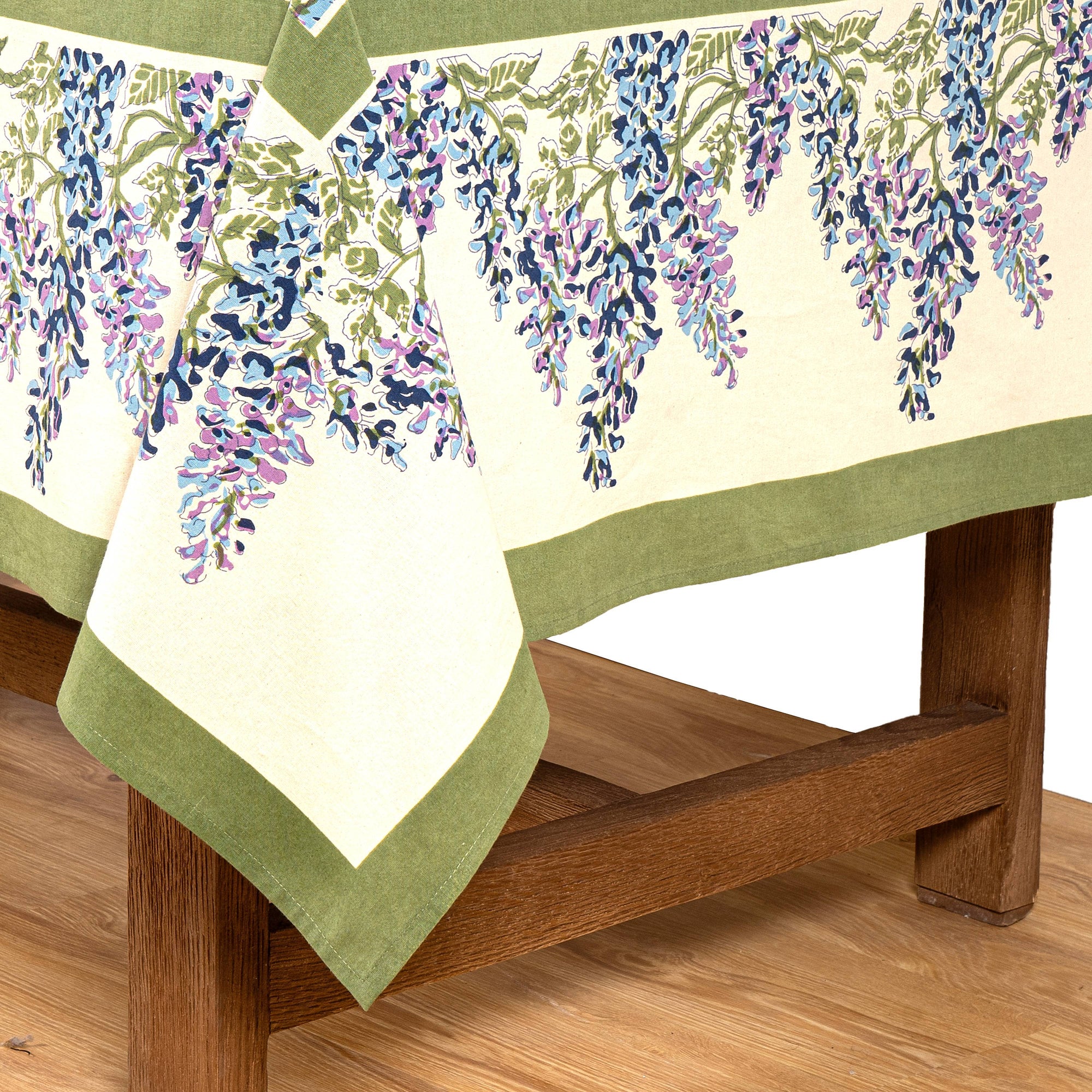 Wisteria Green & Blue Tablecloths