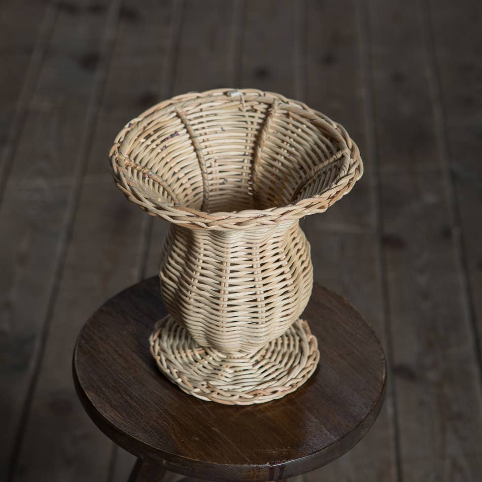 Olympia Rattan Vase - Small