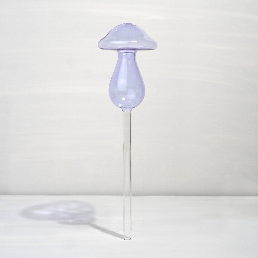 Mushroom Self Watering Glass