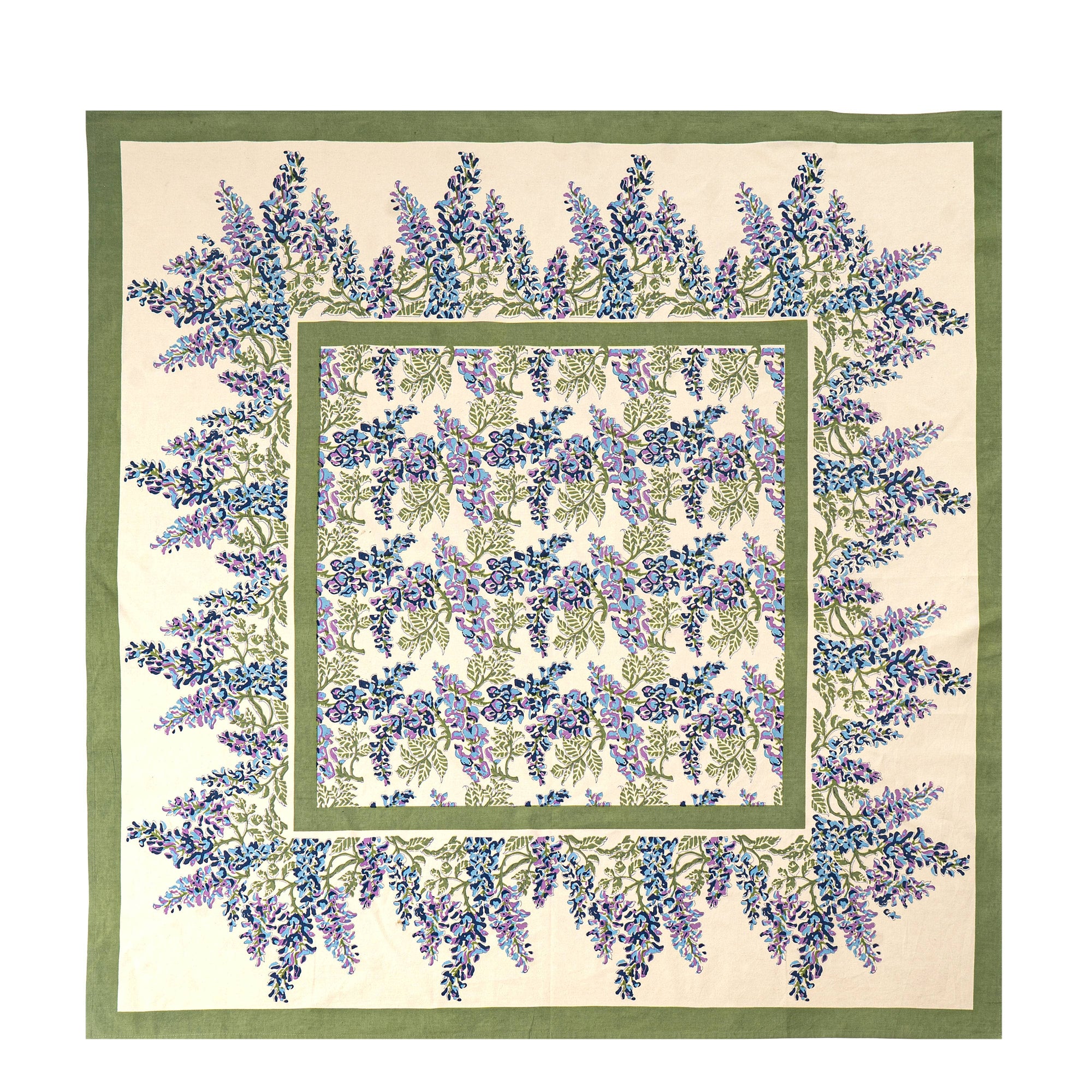 Wisteria Green & Blue Tablecloths