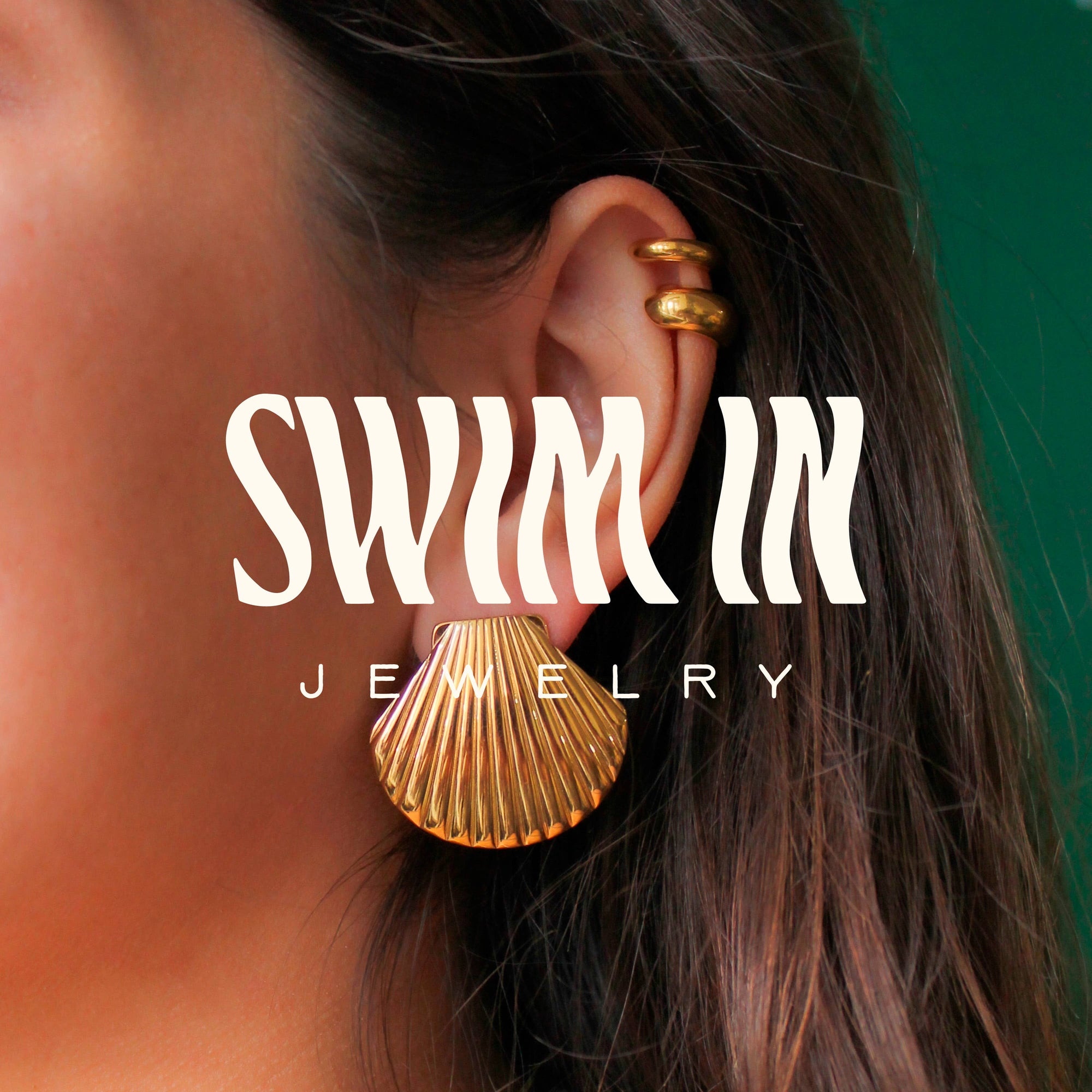 Cabana Fan Earrings - Waterproof!