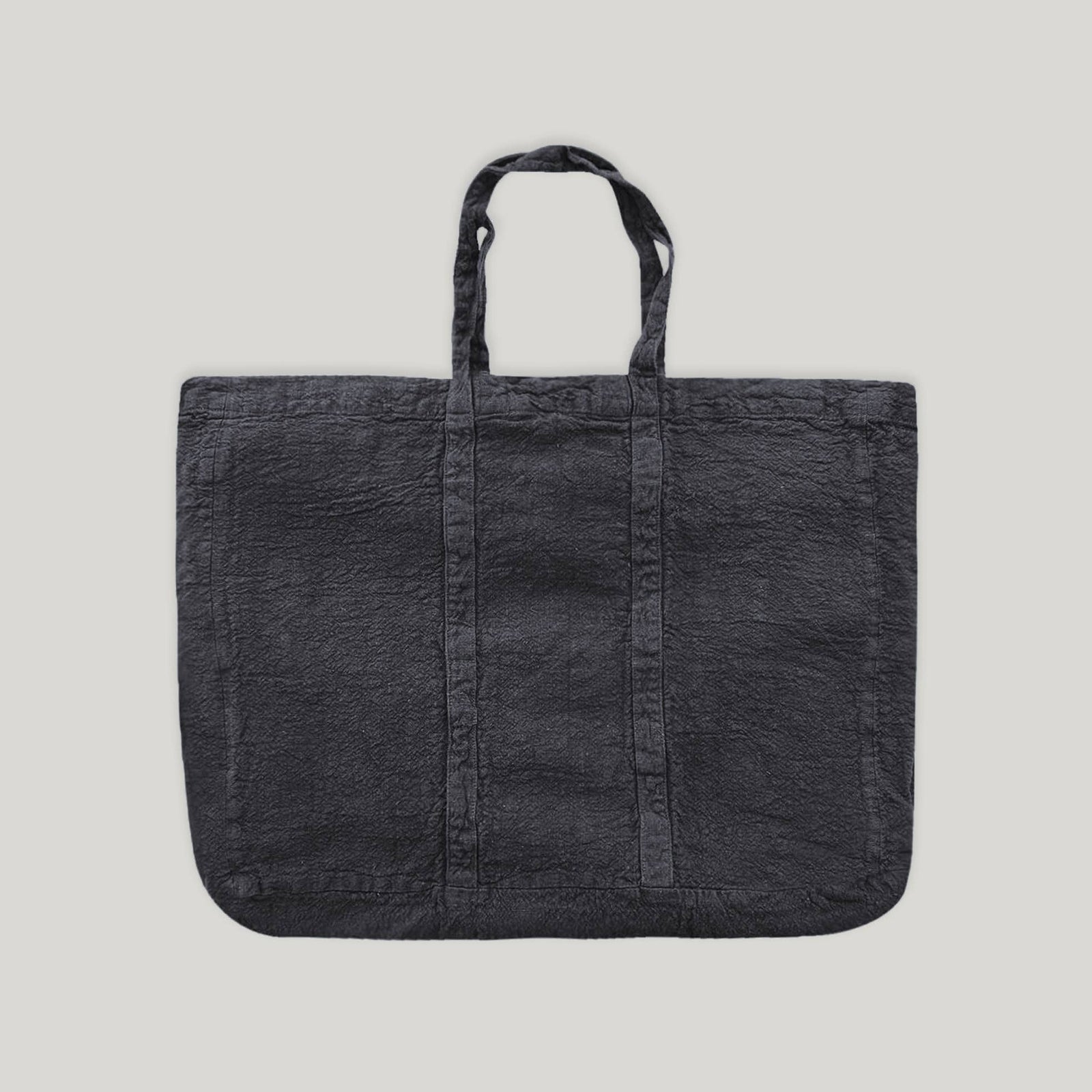 French Raw Linen Tote