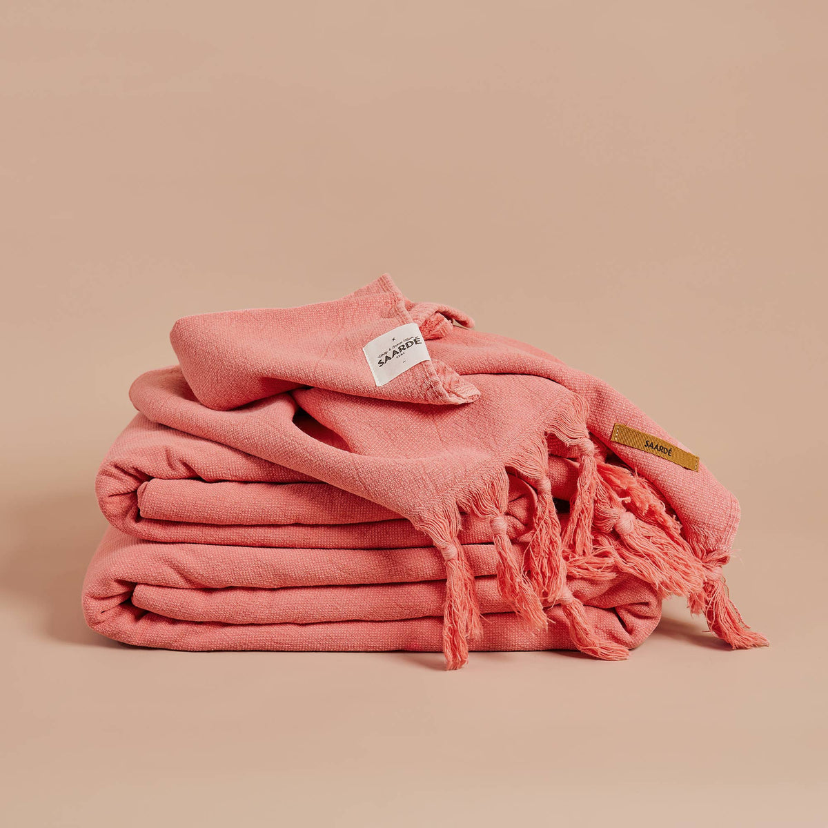 Saardé Vintage Wash Towel | Melon