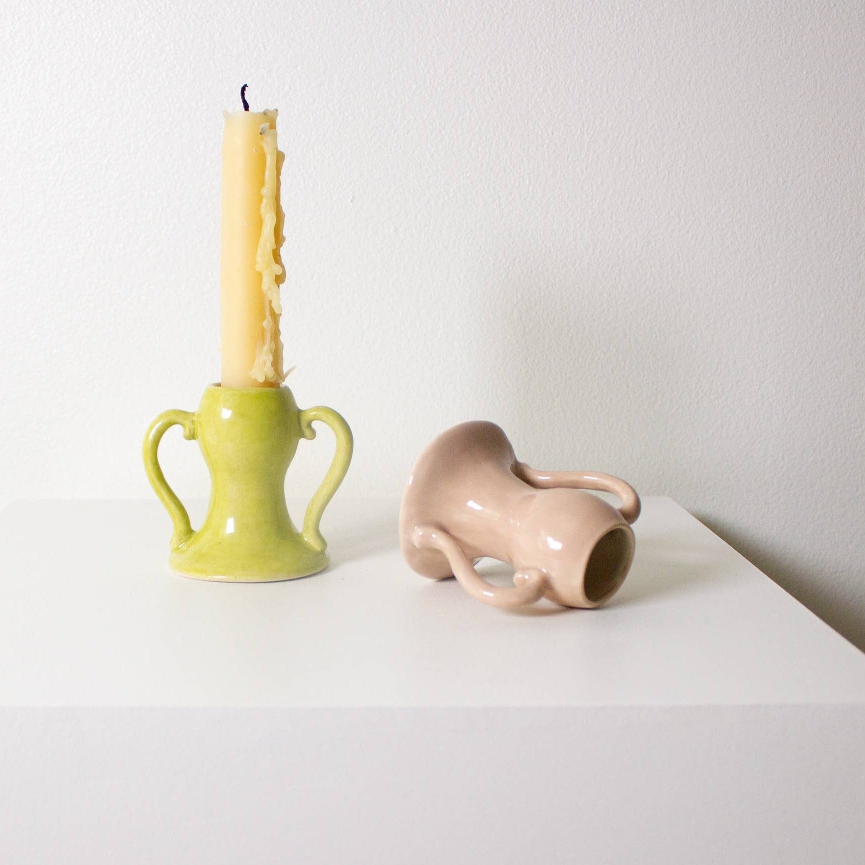 Amphora Candle Stick Holder by Erika Christine