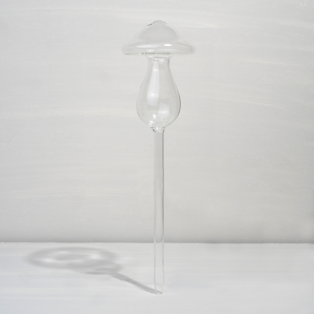 Mushroom Self Watering Glass