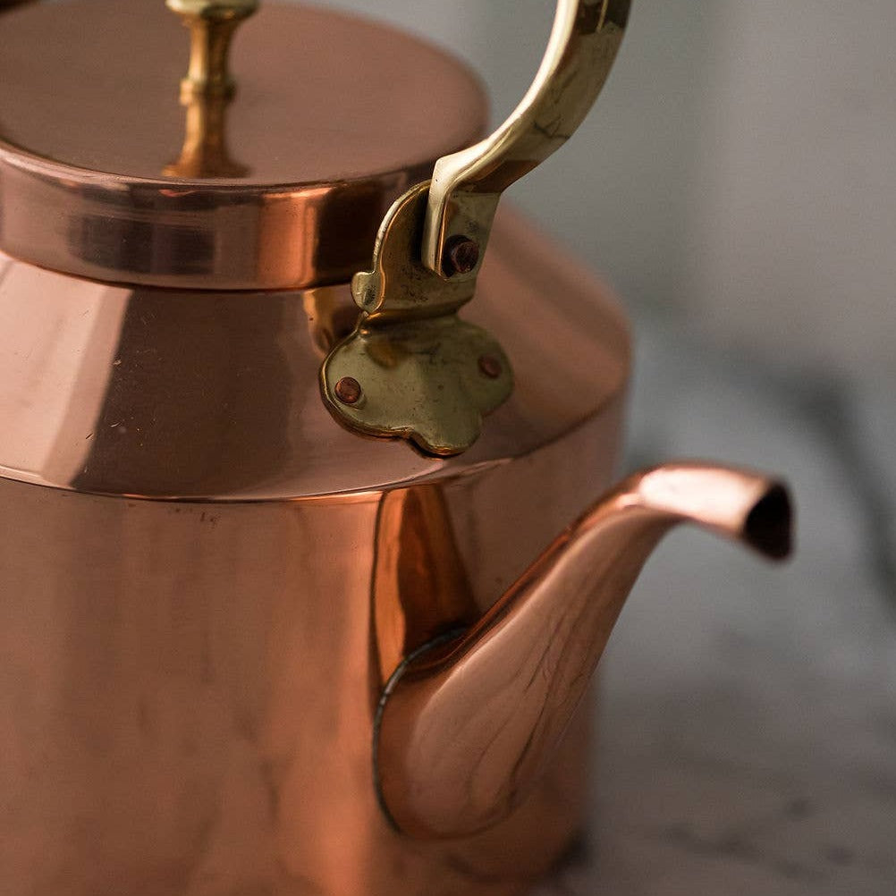 English Copper Tea Kettle