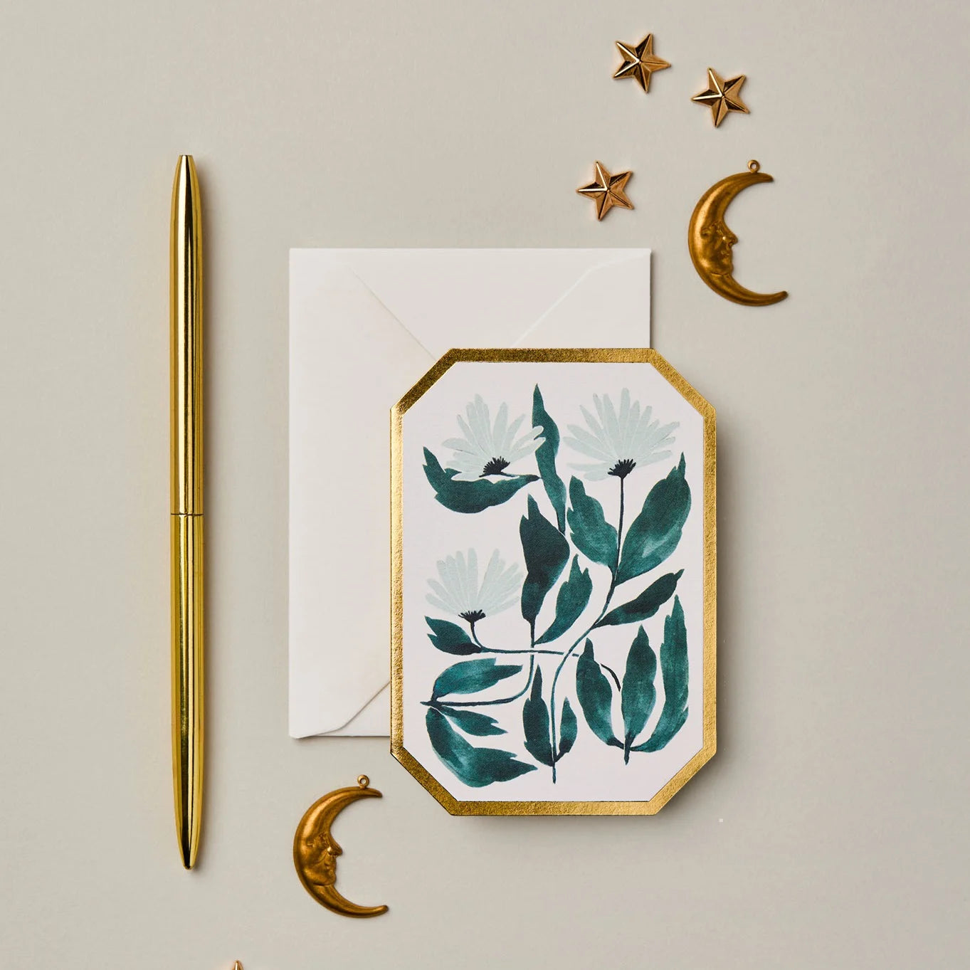 Botanical Die Cut MINI Greeting Card