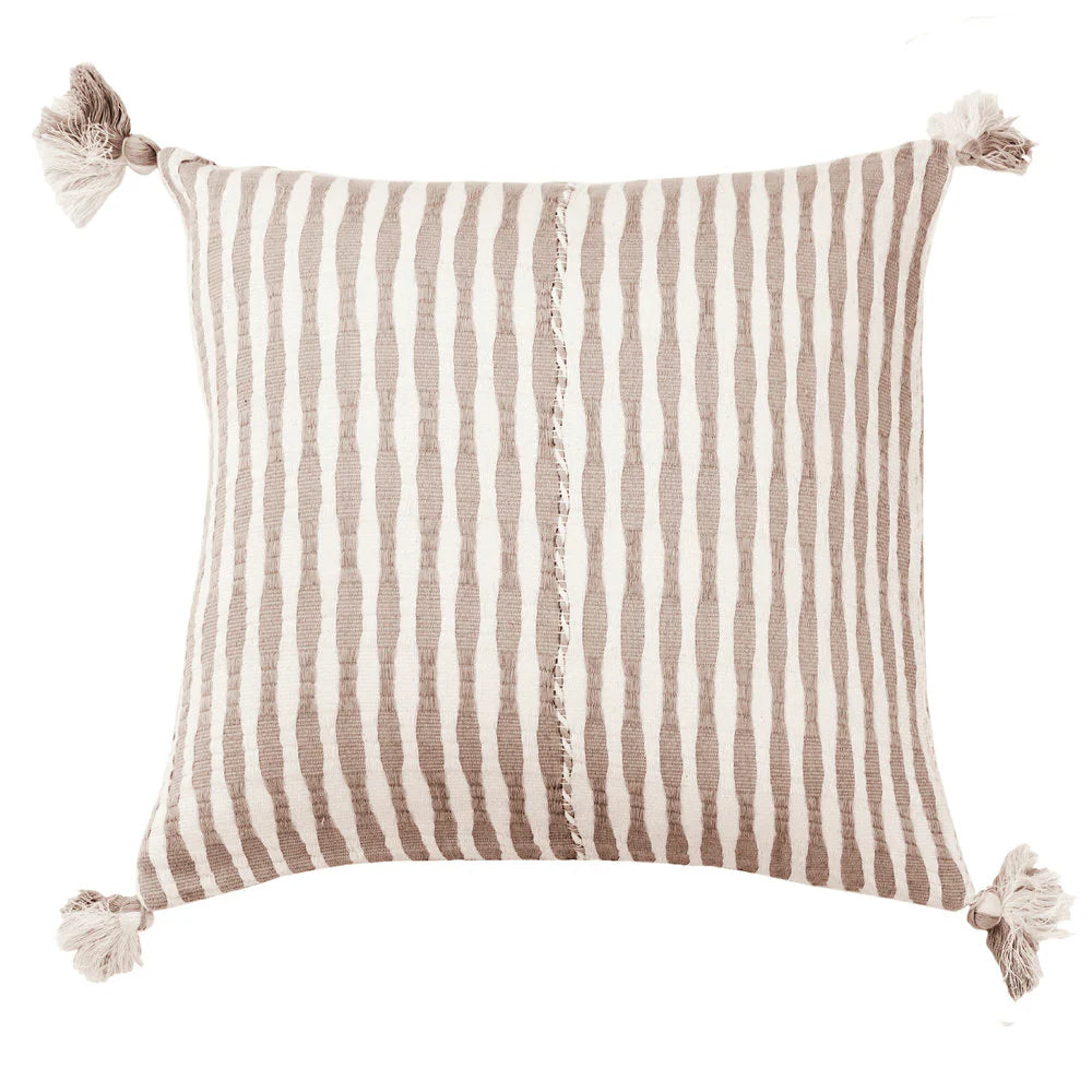 Antigua Pillow in Tan by Archive NY - 2 sizes