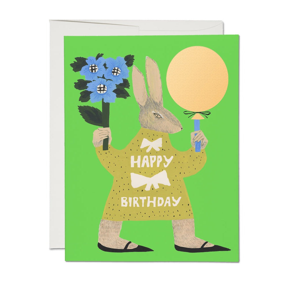 Happy Birthday Bunny Card