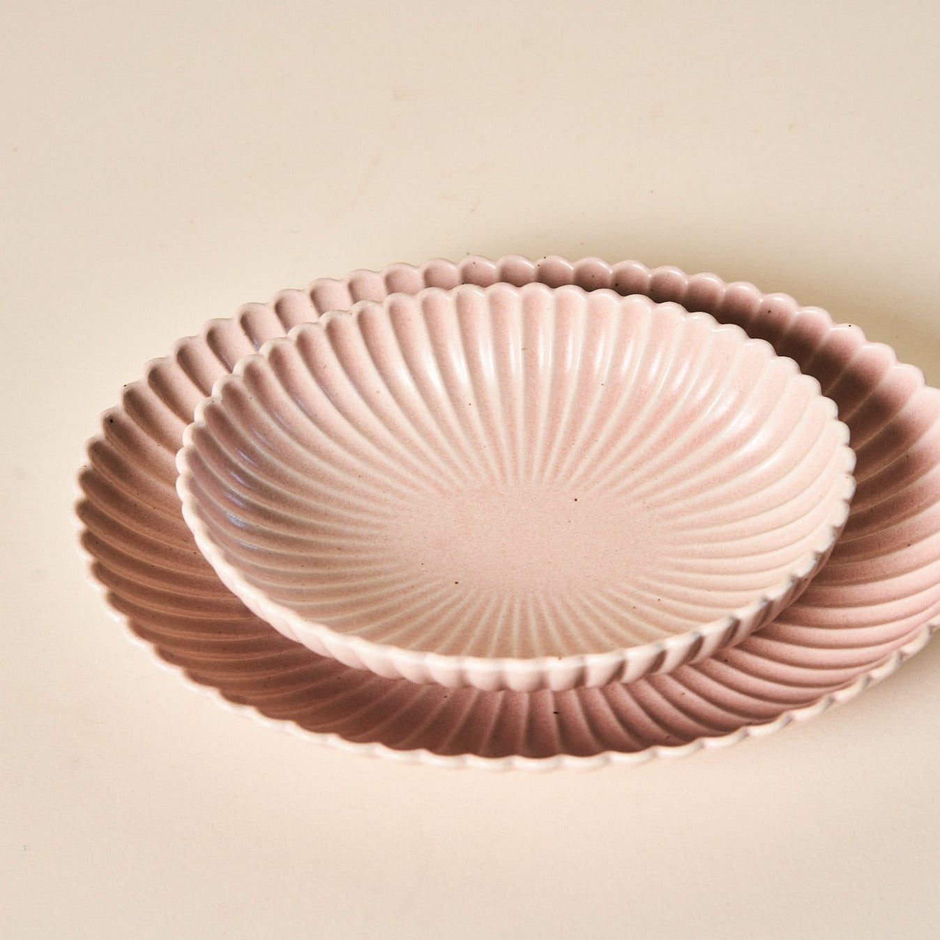 Small Shunshou Oval Bowl by Marumitsu