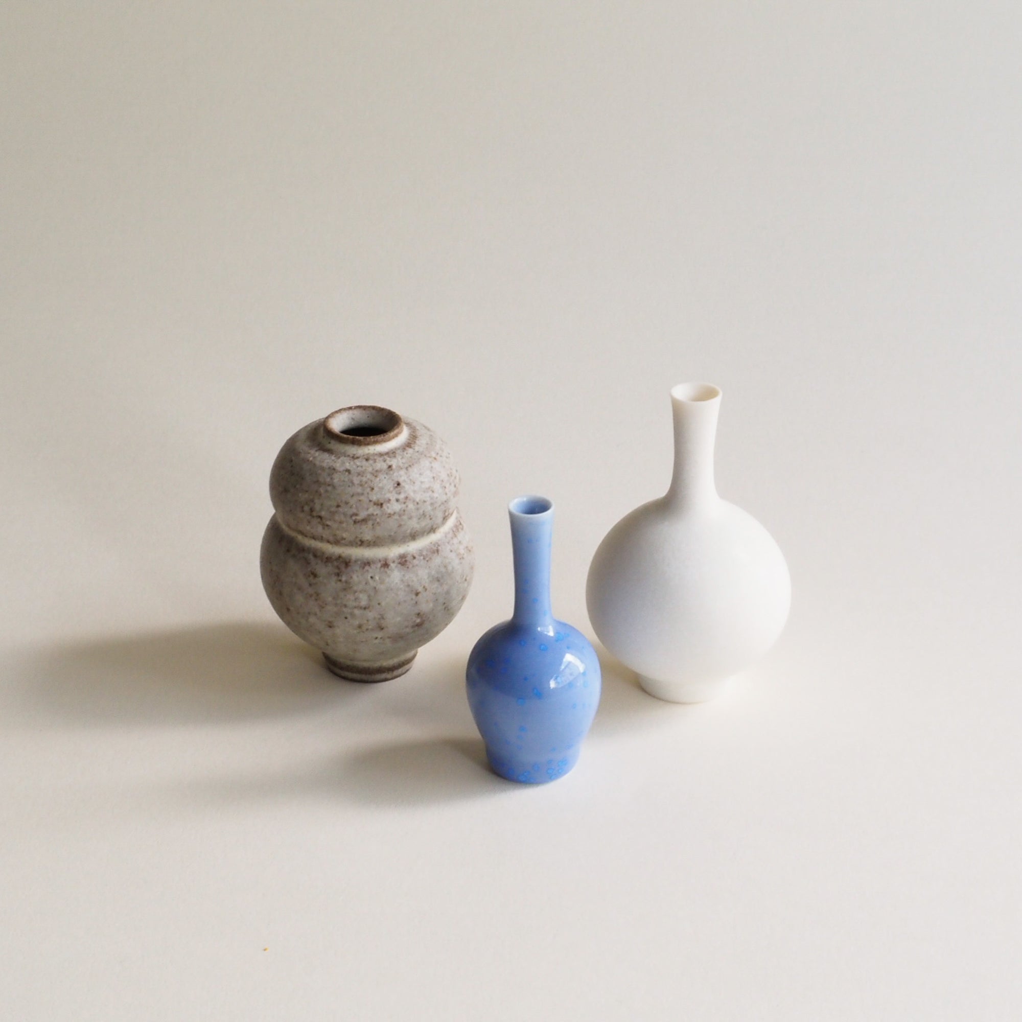 Hand Thrown Miniature Vase Sets