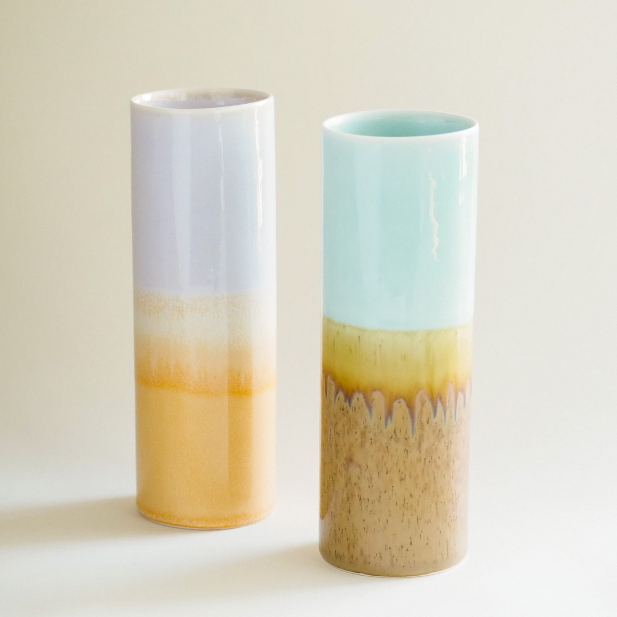 Porcelain Cylinder Vases