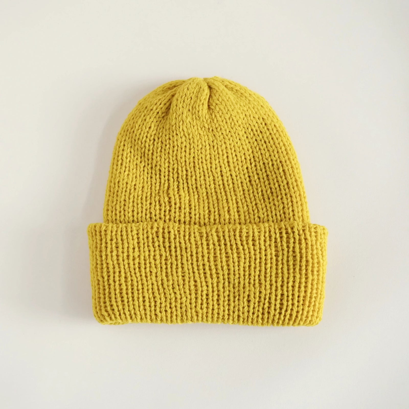 Tsuyumi Cashmere/Wool Beanie in Yellow