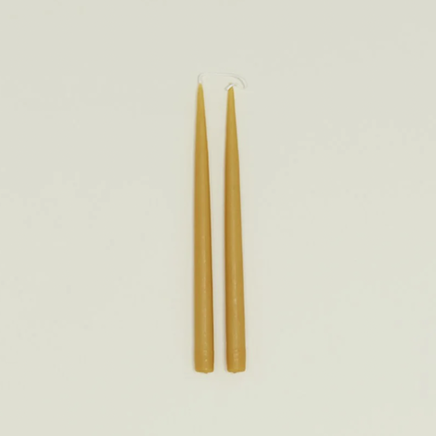 Danica Beeswax Taper Candles (Set of 2)