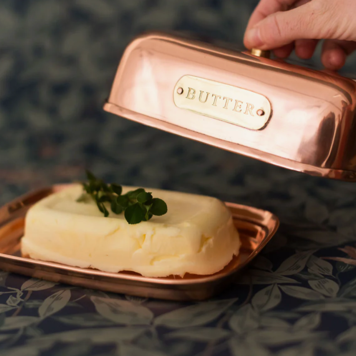 Copper Butter Dish