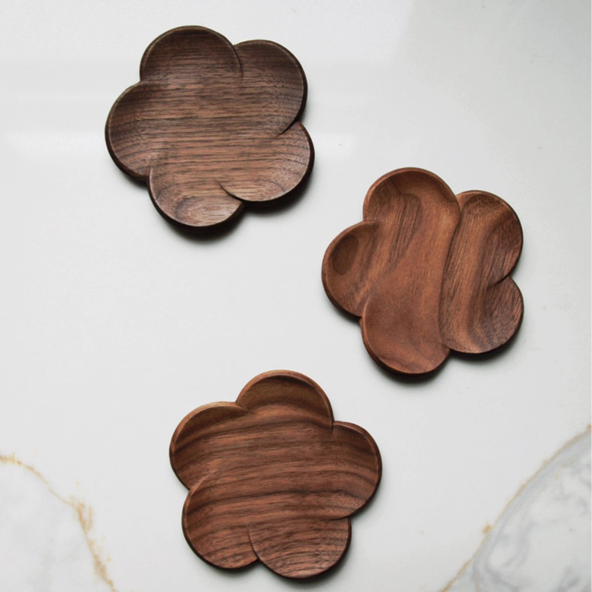 Black Walnut Plum Coaster