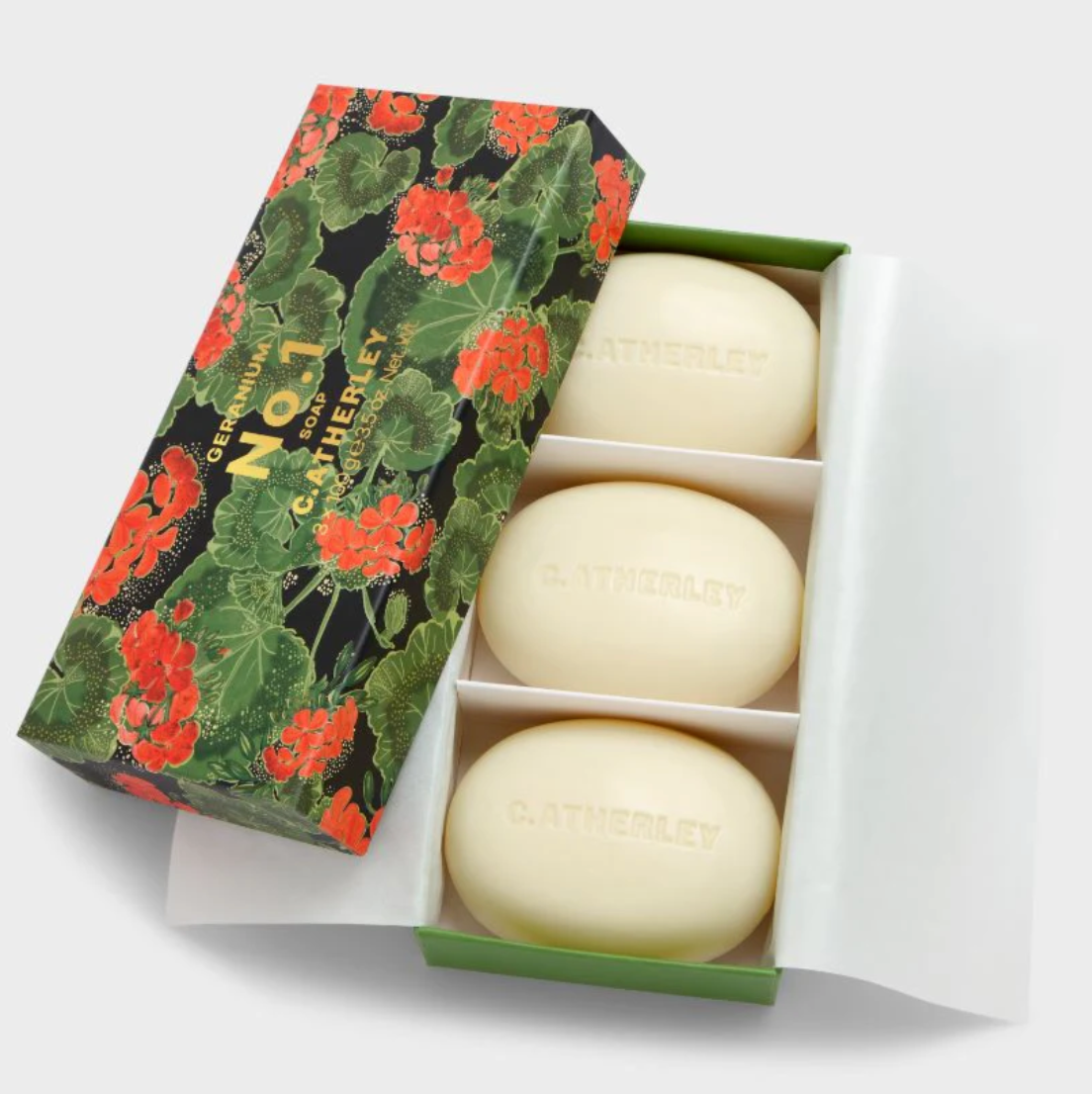 Soap Trio Gift Set - Geranium No. 1 by C. Atherley