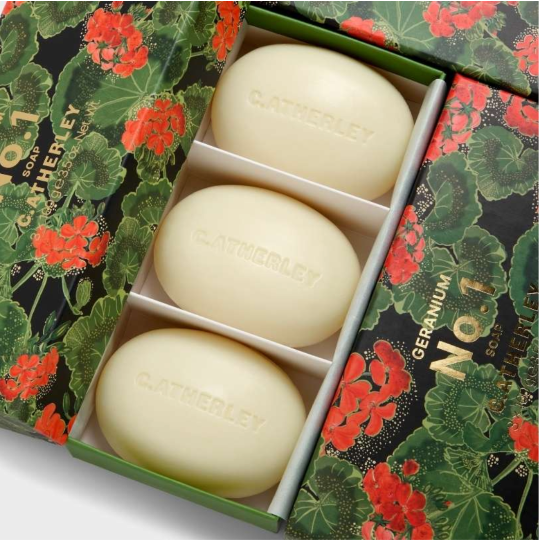 Soap Trio Gift Set - Geranium No. 1 by C. Atherley