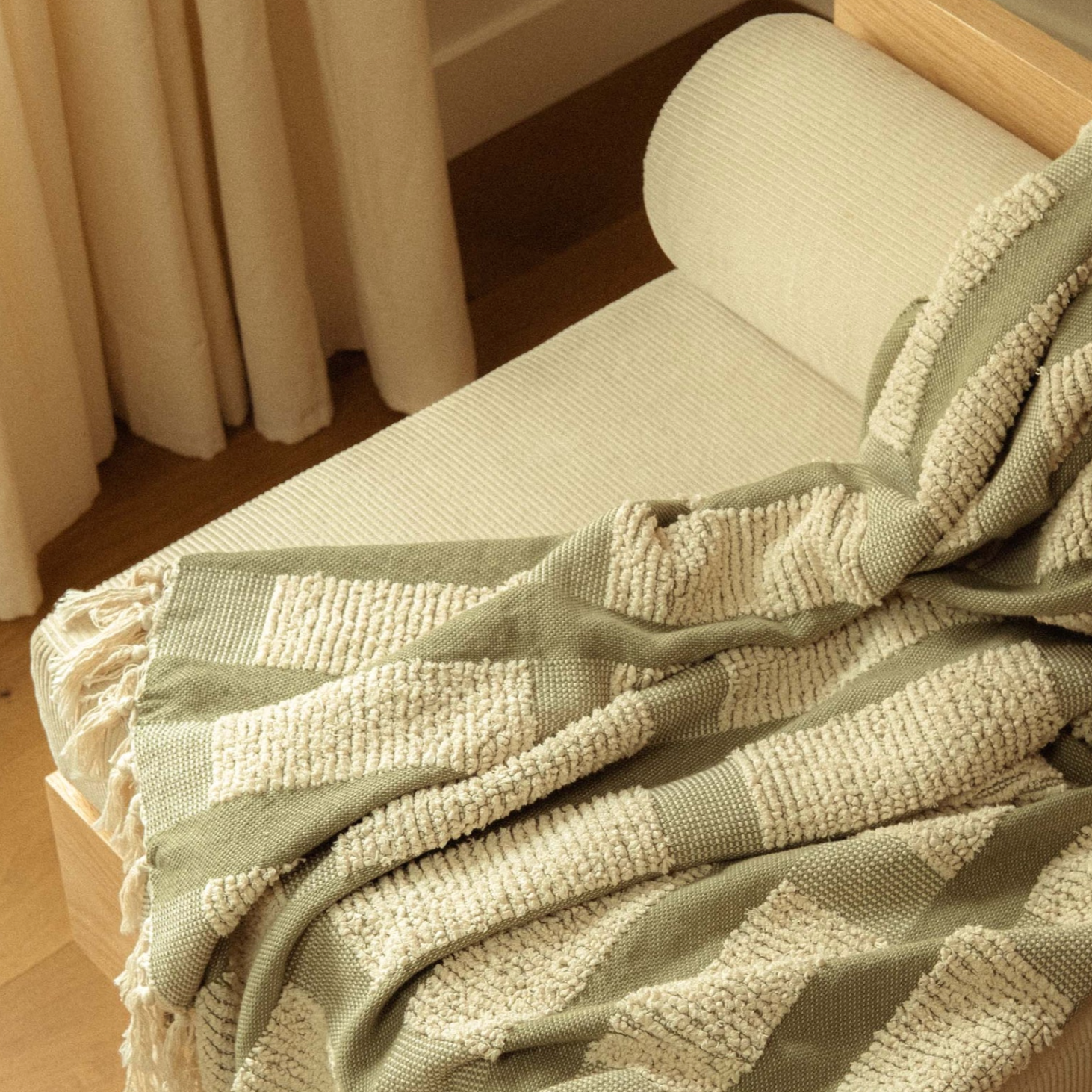 Luella Throw in Basil