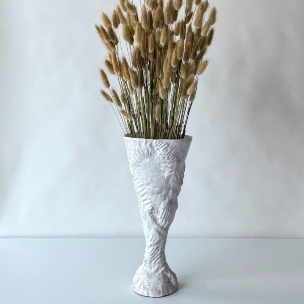 Ellen Robinson - Your Beauty's Gold Trumpet Vase