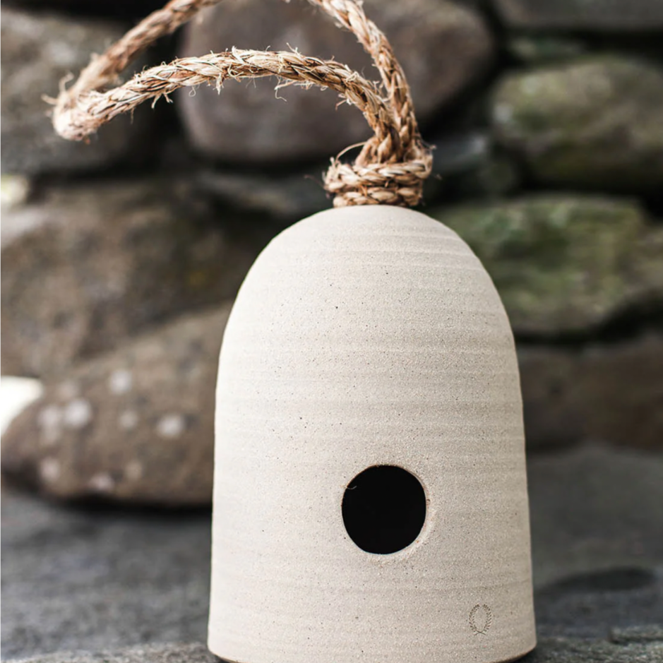 Farmhouse Pottery Fieldston Hanging Bird Shelter