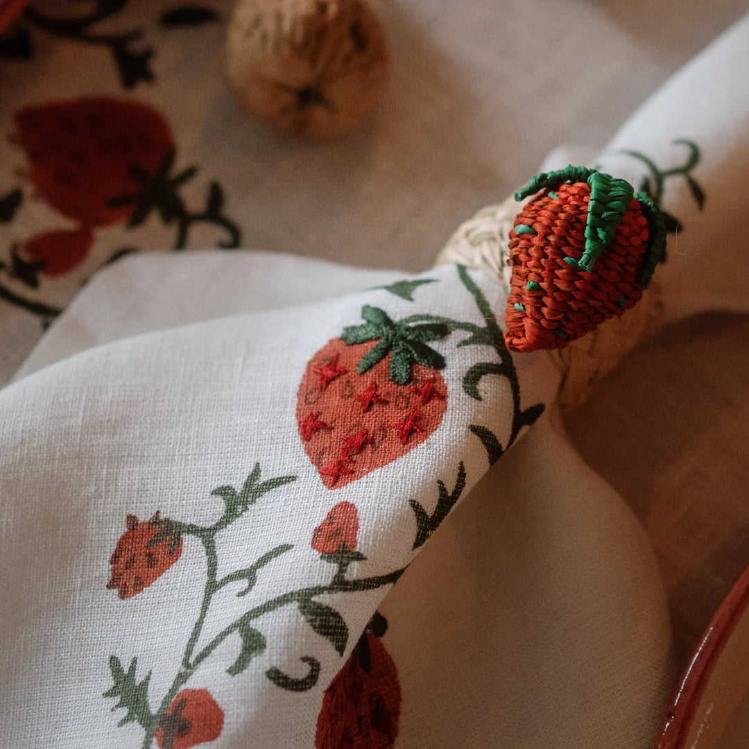 Sharland England Fraises Des Bois Napkins (Set of 4)