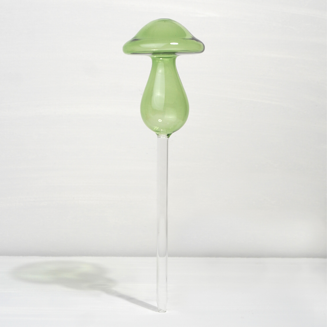 Mushroom Self Watering Glass