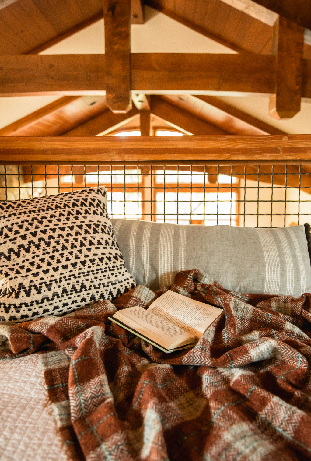 Sackcloth & Ashes Blanket - Vintage Plaid Rust