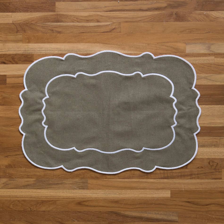 Olive Linen Placemat