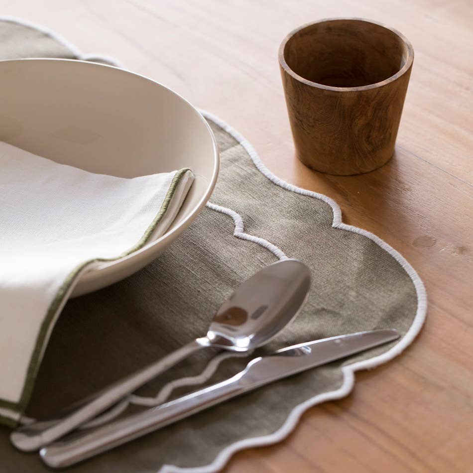 Olive Linen Placemat