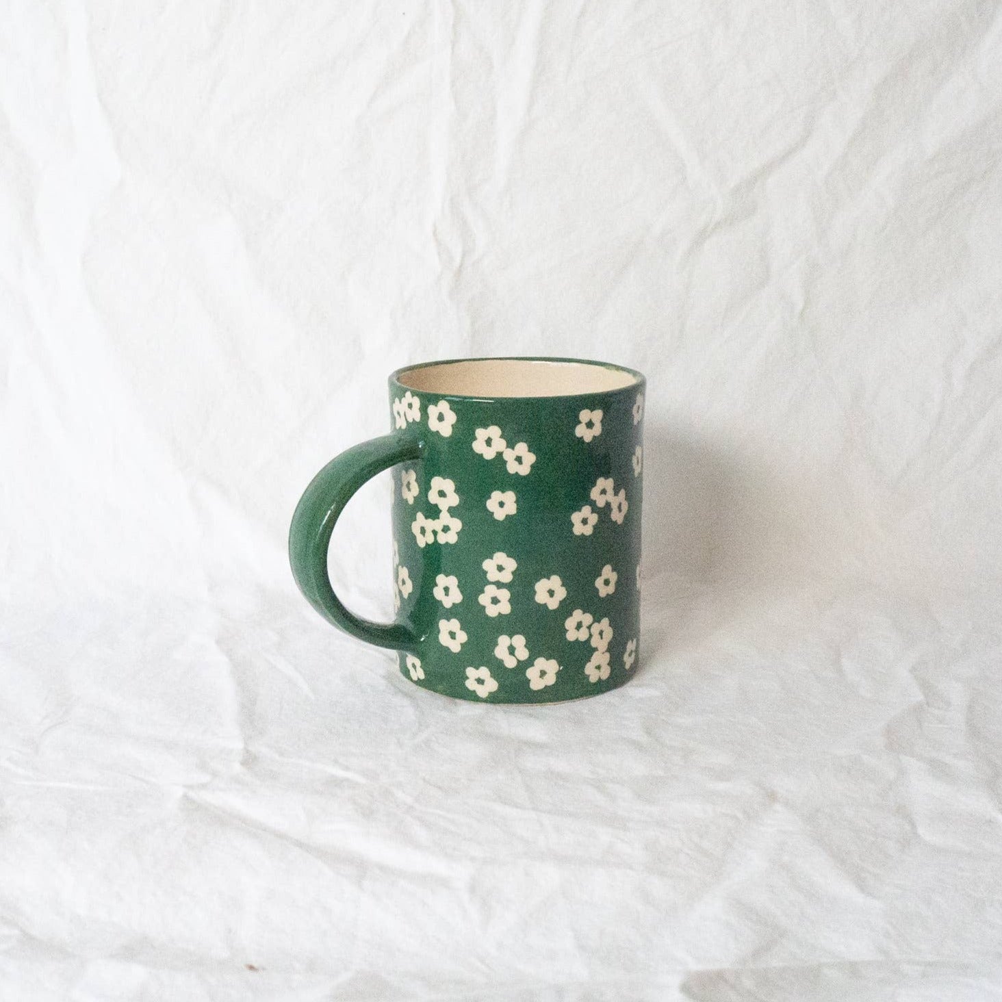 Scattered Petunia Mug by Erika Christine