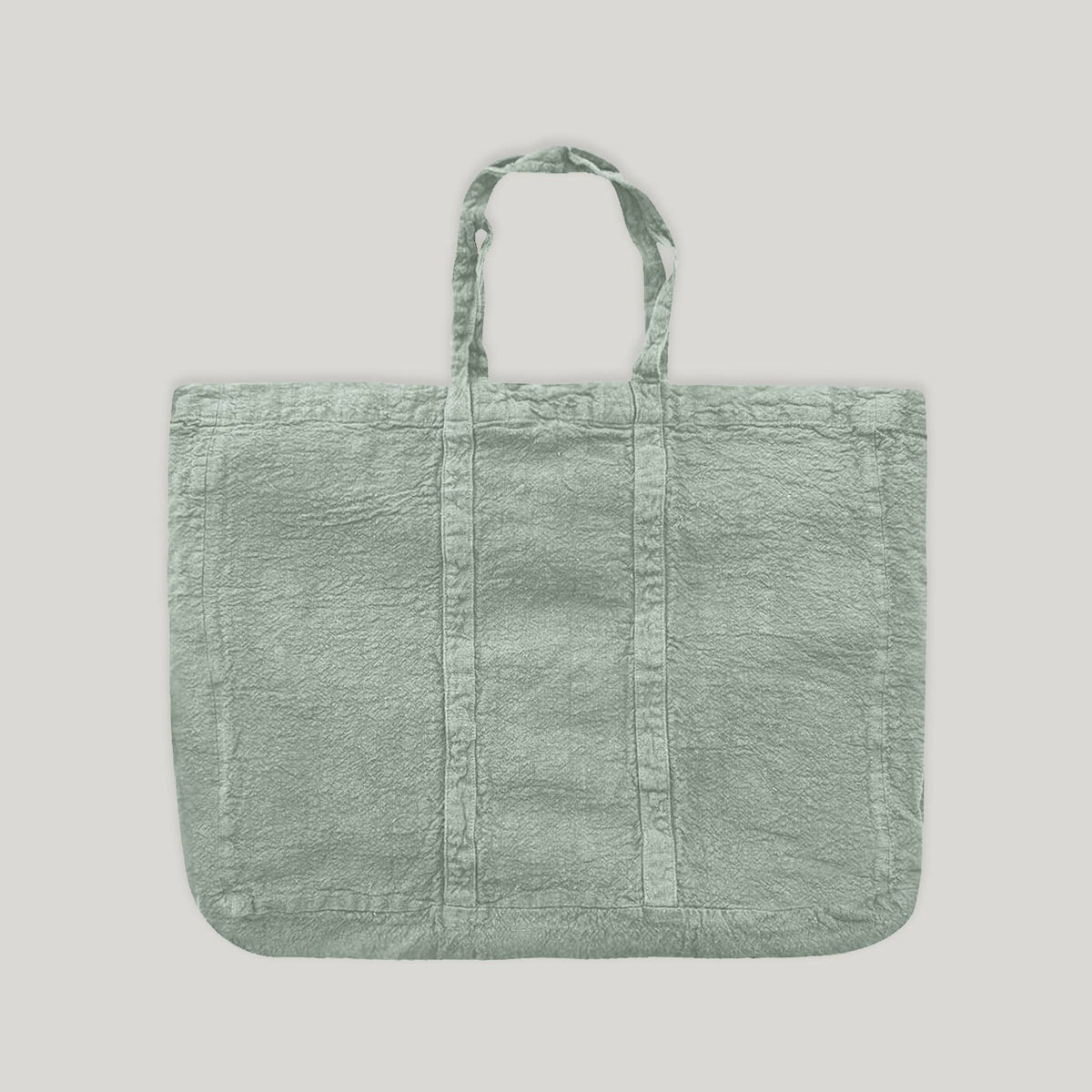 French Raw Linen Tote