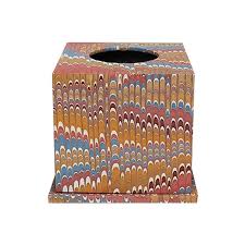 Hand Marbled Tissue Box