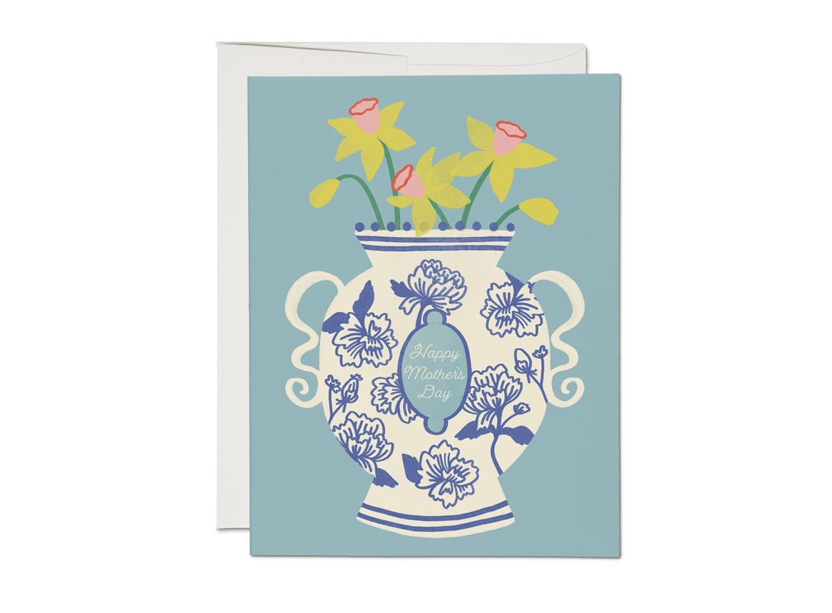 Mother&#39;s Day Vase Card