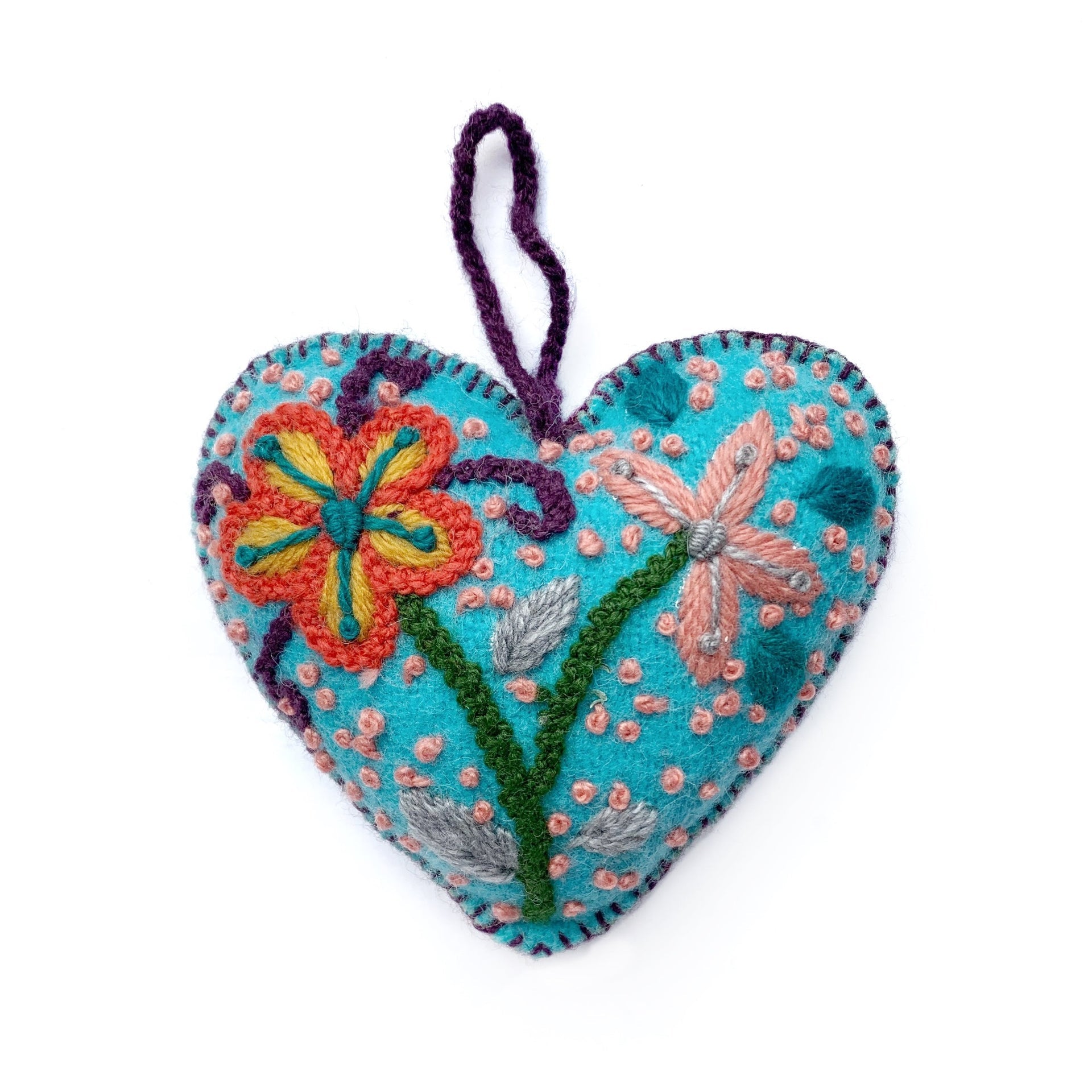 Ornaments 4 Orphans-Embroidered Heart