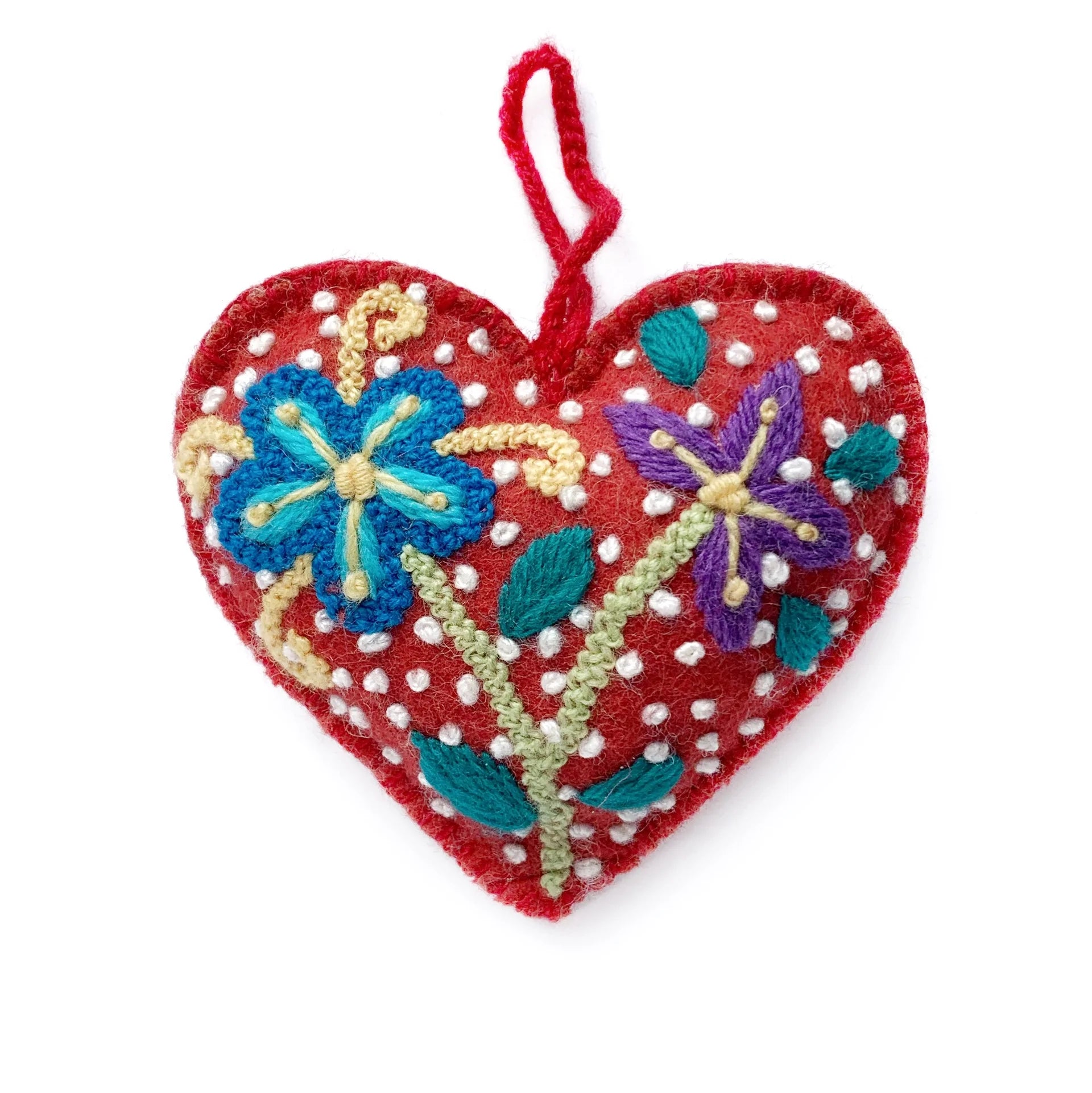 Ornaments 4 Orphans-Embroidered Heart